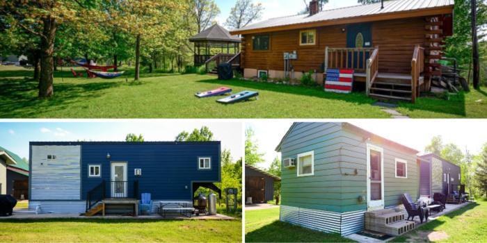 Cozy Cabin With Hottub At Cloverdale Cabins Hinckley Exterior foto